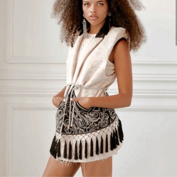 DYLAN LEX Jackets & Blazers - DYLAN LEX VEST WITH EMBROIDERY NEW NWT NIB DYLANLEX M